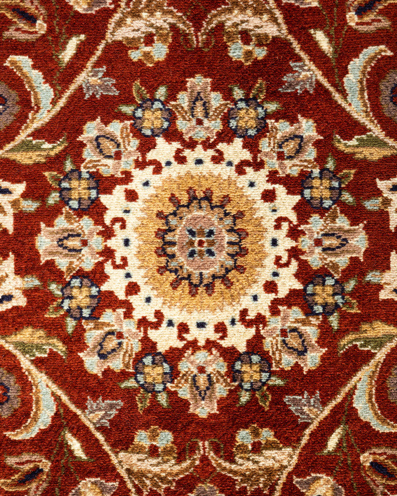Mogul, One-of-a-Kind Hand-Knotted Area Rug Orange, 9' 1" x 12' 1"