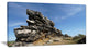 Devils Wall at Weddersleben, Landscape Canvas Art Print, 32"x16"