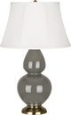 Robert Abbey RA-CR20 1-Light Table Lamp, Double Gourd
