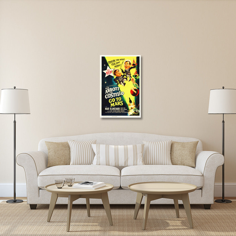 "Abbott & Costello - Go To Mars" Canvas by Hollywood Photo Archive, 26x40"