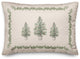 Garland Border Christmas Tree 7 20x14 Spun Poly Pillow