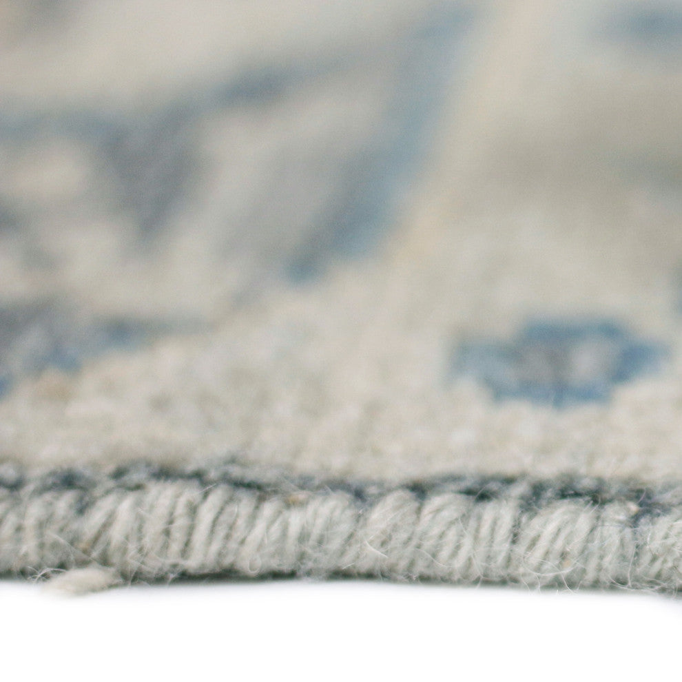 Divine Toluca Area Rug, Blue, 9' x 12', Bordered