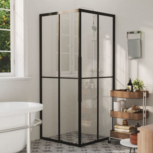 vidaXL Shower Cabin Shower Enclosure Screen for Bathroom ESG 31.5"x31.5"x70.9"
