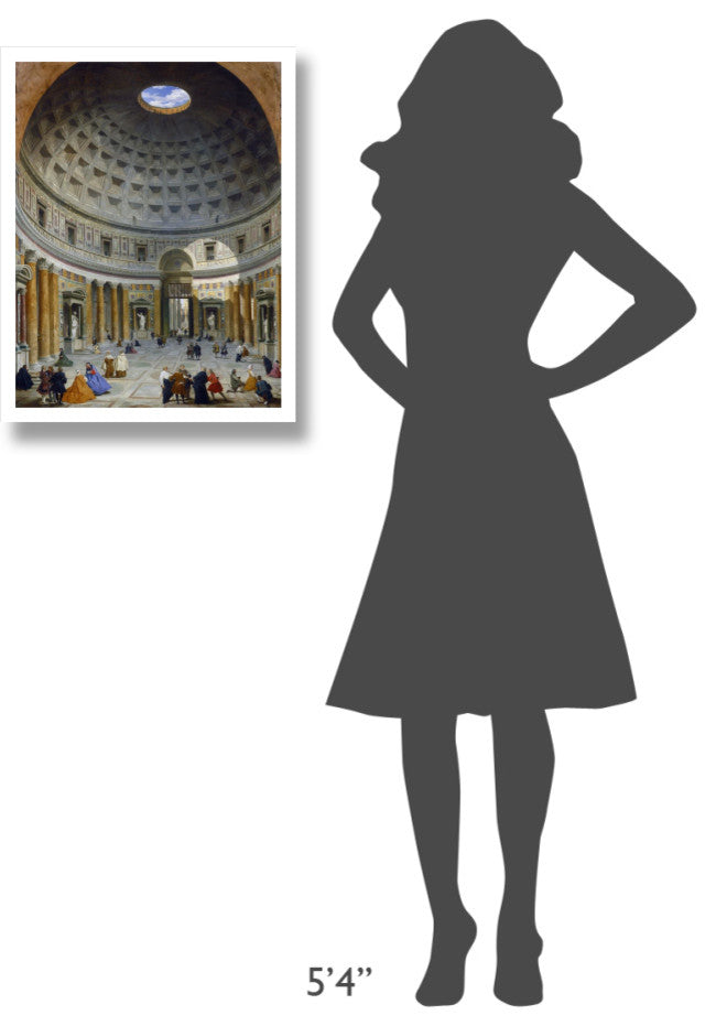"Interior of the Pantheon, Rome, c. 1734" Paper Art, 20"x26"