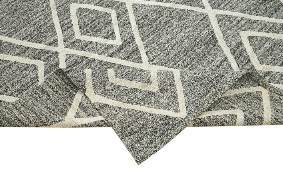 Rug N Carpet - Handwoven Turkish 7' 9'' x 10' 0'' Flatweave Wool Kilim Rug