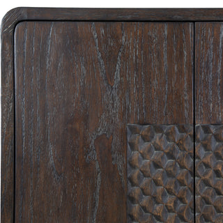 Close-up of the textured door panel on white background.