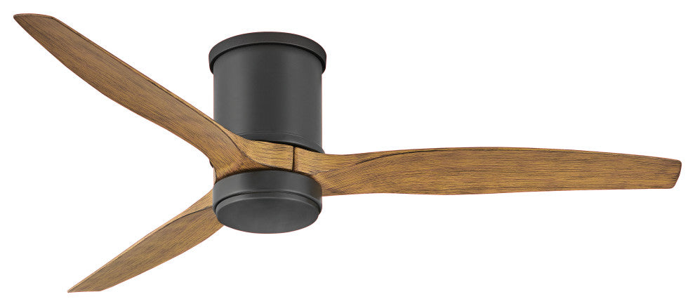 Hinkley Hover 52" Integrated LED Flush Mount Ceiling Fan, Matte Black