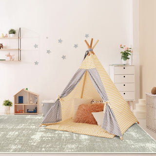 Enchanted 3'10" x 5'4" area rug in color Linen