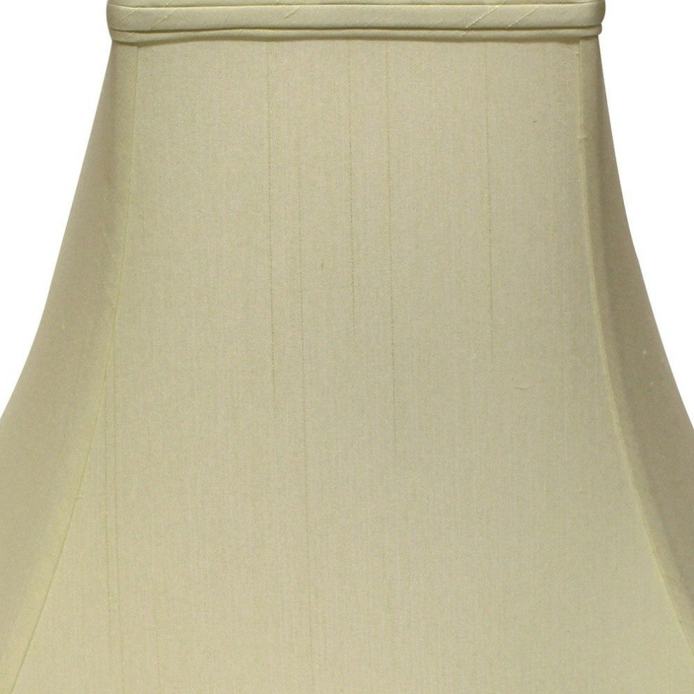 14" Ivory Premium Square Monay Shantung Lampshade