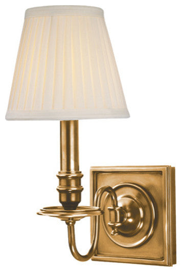 Hudson Valley 201-AGB, 1 Light Wall Sconce