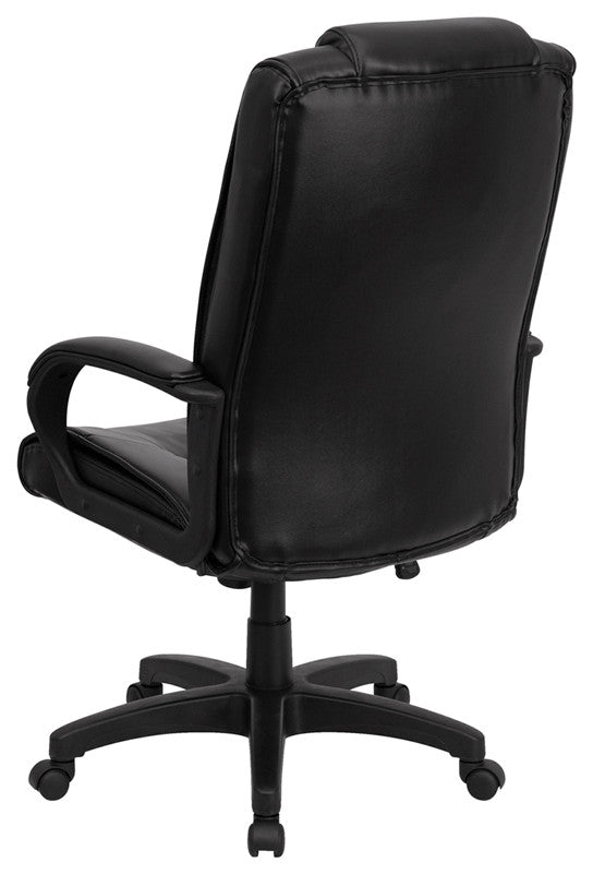 Black High Back Leather Chair