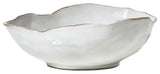 Extra Large Free-Form Edge Glazed Ceramic Bowl