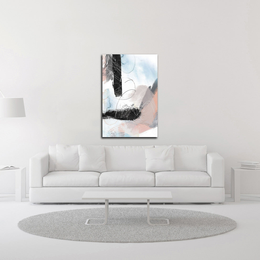 Abstract Blush No. 1 by Louis Duncan-He, Print on Canvas, 16" x 24"