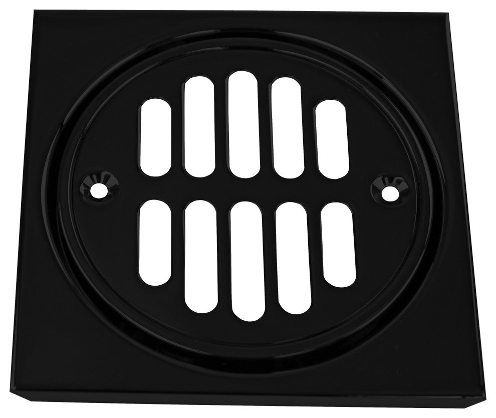 Post Style Large Kitchen Basket Strainer, Antique Copper, Powdercoated Black