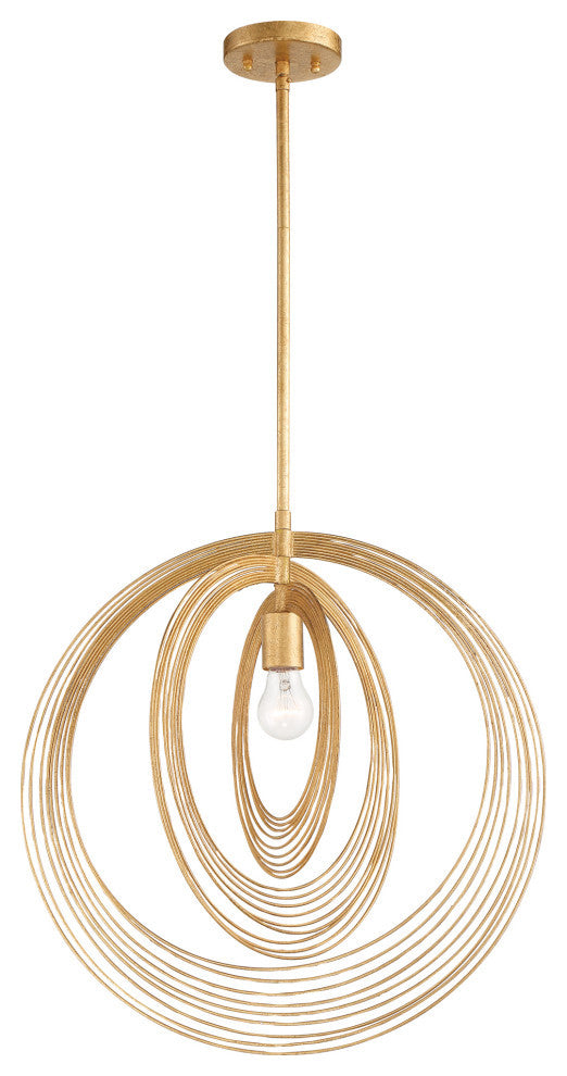 Doral One Light Pendant in Renaissance Gold