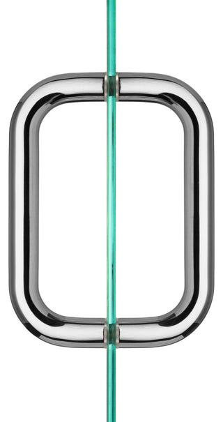 Mont Hard 8" Back to Back Tubular Pull, Chrome
