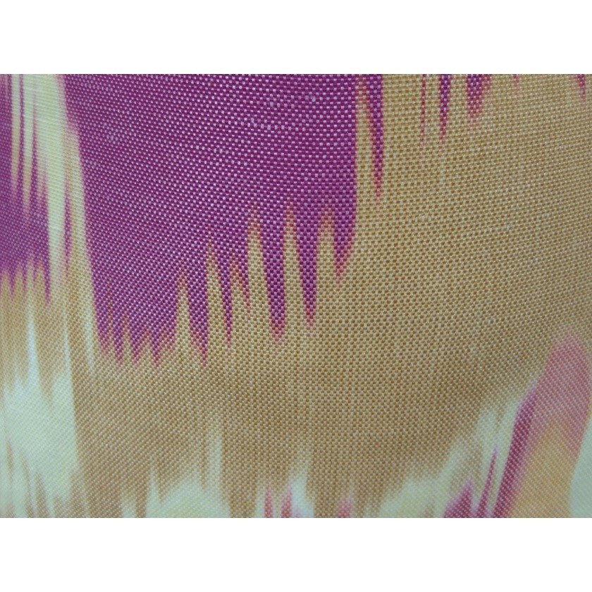 Plutus Olavanna Ikat Handmade Throw Pillow, (12" x 20")