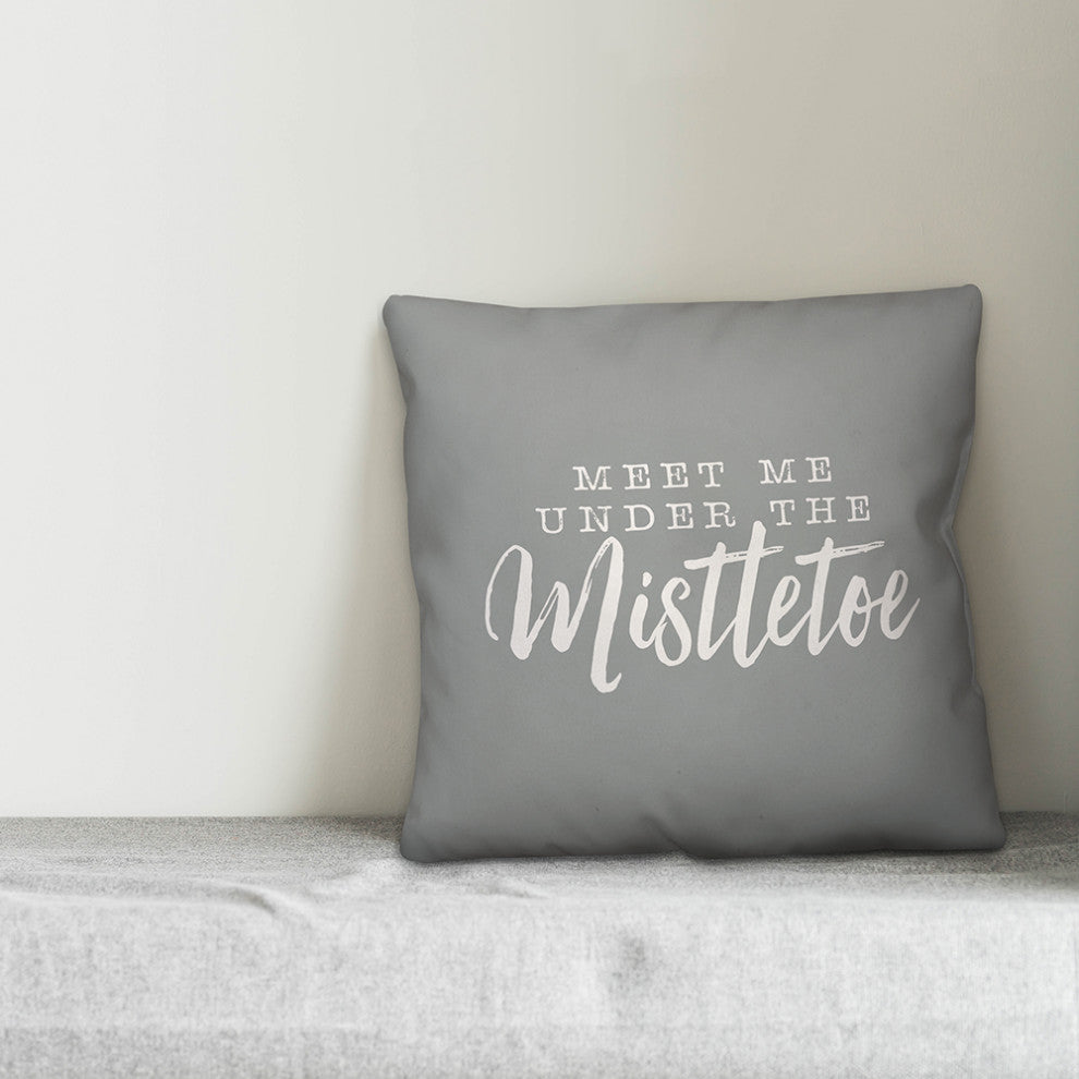 Mistletoe 20"x20" Throw Pillow
