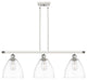 Innovations 516-3I-WPC-GBD-92-LED 3 Light Island Light, White, Polished Chrome