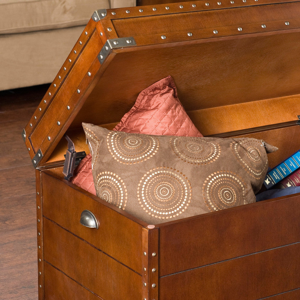 Octavio Steamer Trunk Cocktail Table