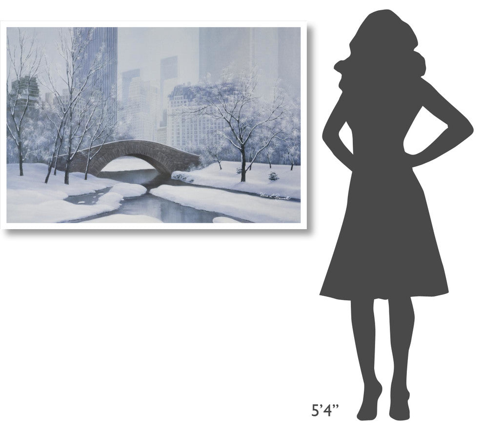 "The Plaza" Digital Paper Print by Diane Romanello, 50"x34"