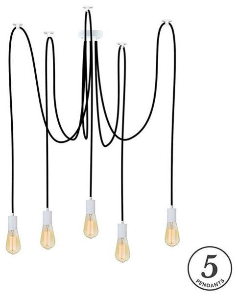 Black And White Pendant Light Fixture