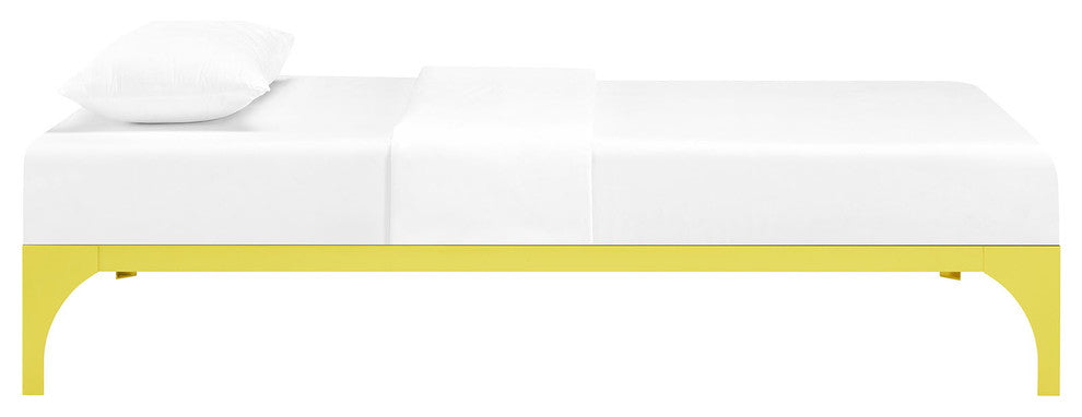 Ollie Twin Bed Frame, Yellow