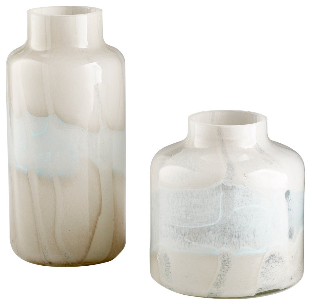 Lucerne Vase, Tanand Aqua, Small