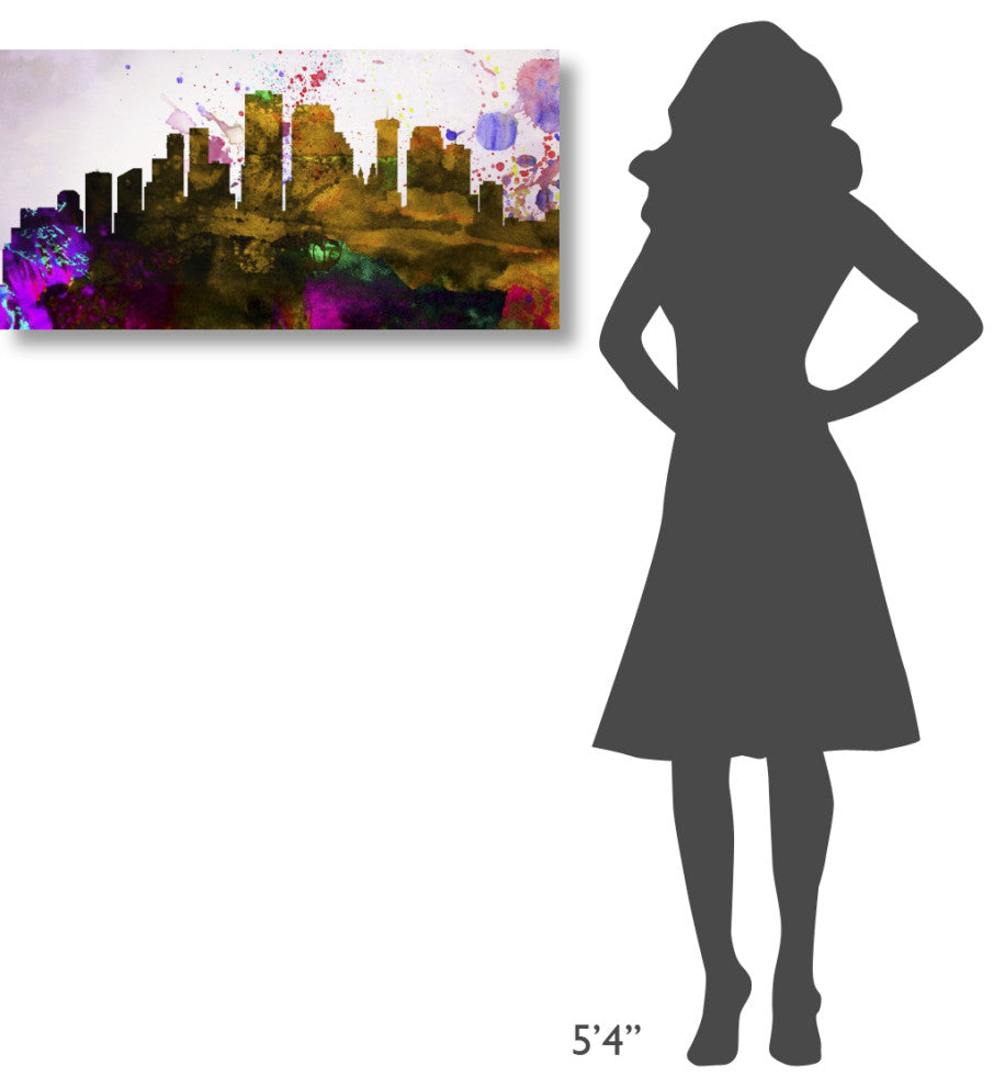 "New Orleans City Skyline" Fine Art Print