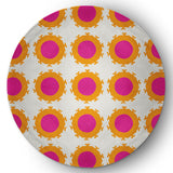 5' Round Pan Bubbles Spring Chenille Indoor/Outdoor Rug