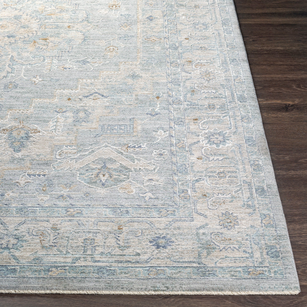 Avant Garde AVT-2301 Traditional Gray/Blue 2'x3' Area Rug
