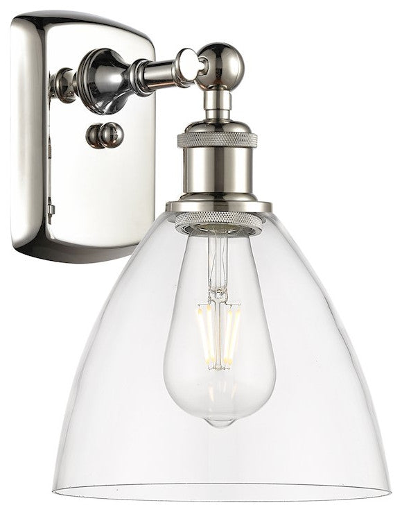 Innovations Lighting 516-1W-PN-GBD-752 Ballston Dome 1 Light 8" Sconce