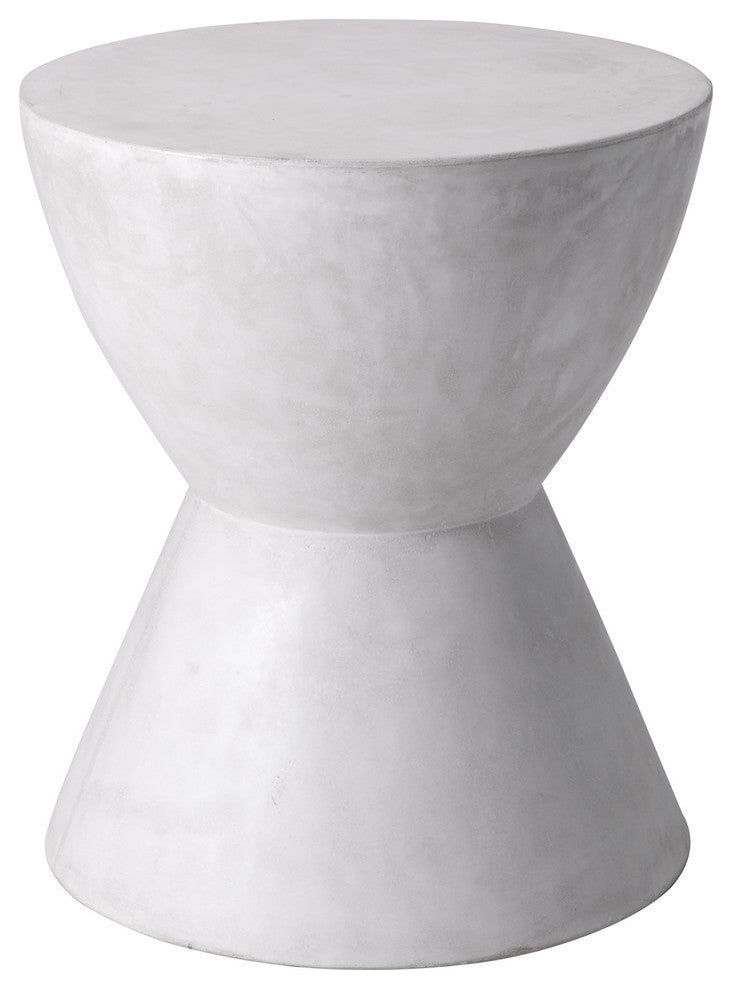 Logan End Table, White