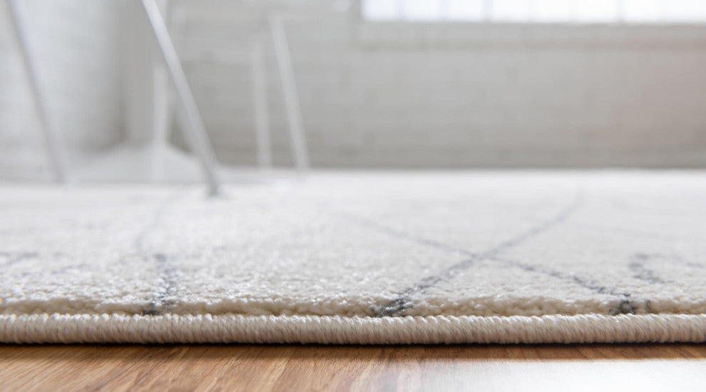 Rug Unique Loom Fez Ivory Rectangular 5' 0 x 8' 0