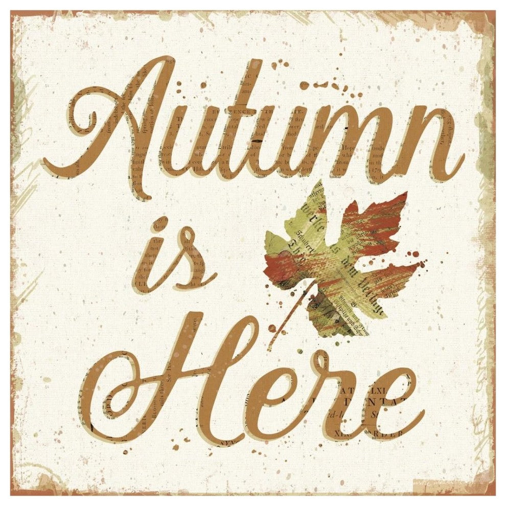 "Falling For Fall IV" Digital Paper Print by Katie Pertiet, 32"x32"