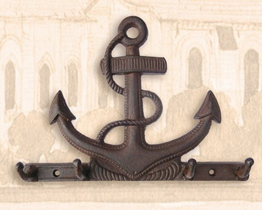 Rust Cast Iron Anchor Hook