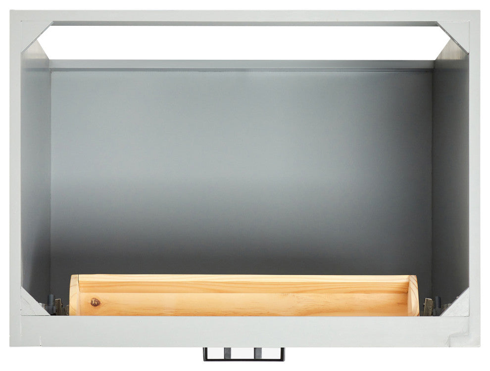 Ariel Hepburn 30" Single Rectangle Sink Vanity, Carrara Quartz