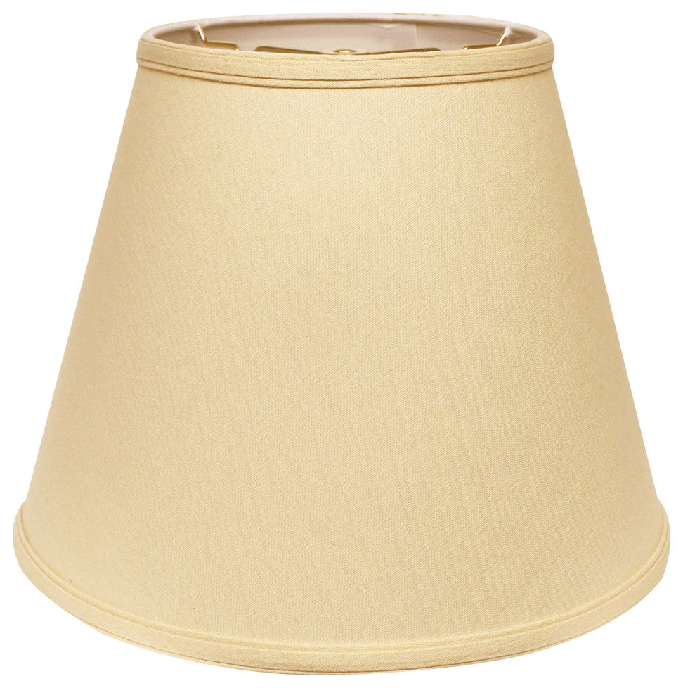 16" Parchment Biege Empire Deep Slanted Linen Lampshade