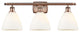 Innovations 516-3W-AC-GBD-751-LED 3 Light Bath Vanity Light, Antique Copper