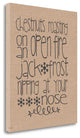 "Burlap Chestnuts Roasting" By Jo Moulton, Giclee Print on Gallery Wrap Canvas