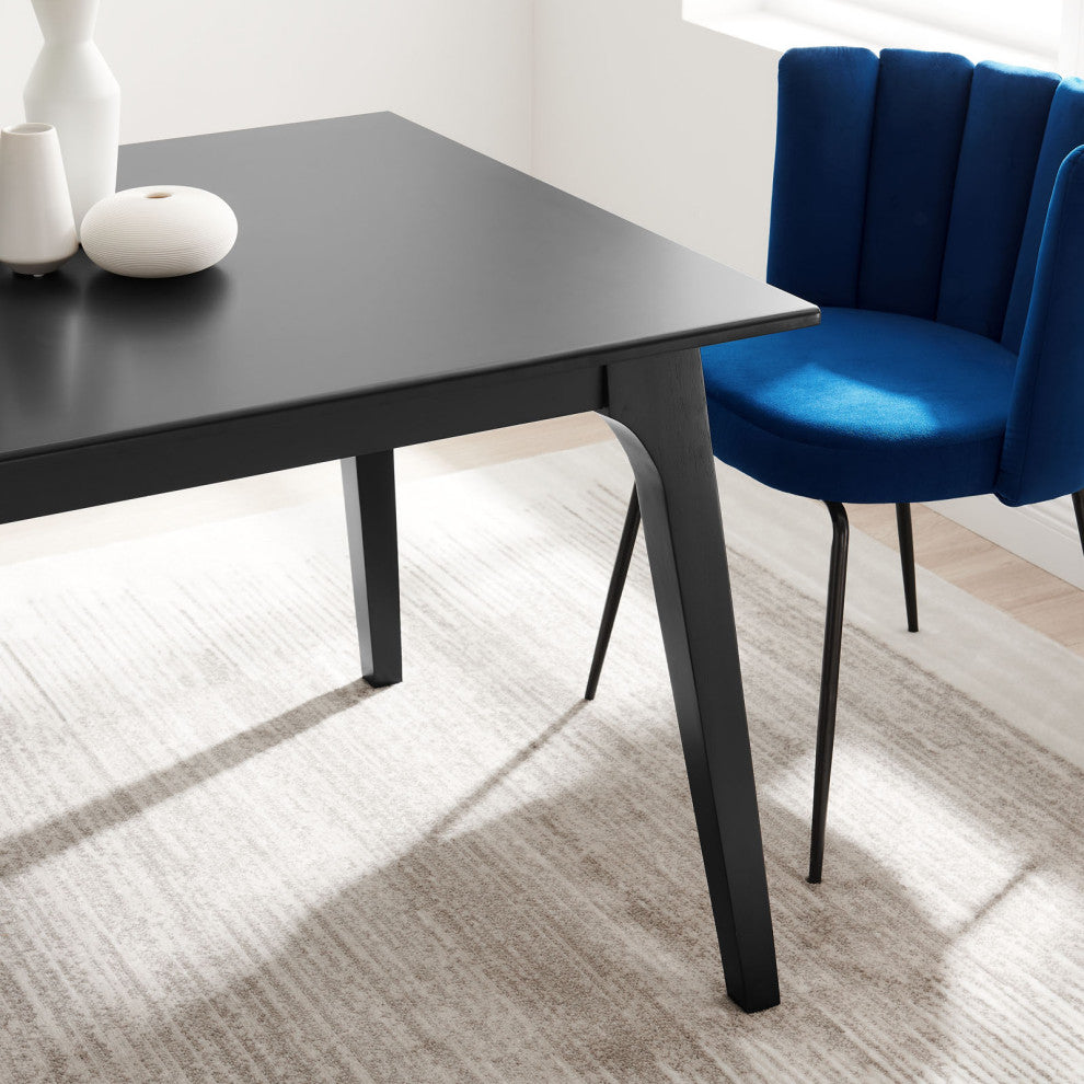 Juxtapose 63" Dining Table Black Black