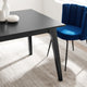 Juxtapose 63" Dining Table Black Black