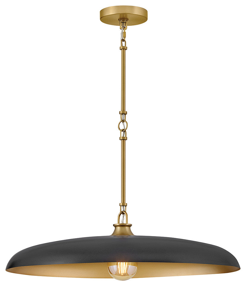 Hinkley Sadie Medium Dome Chandelier, Lacquered Brass