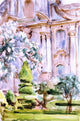 John Singer Sargent A Palace and Gardens  Spain Gallery Wrapped Canvas Print