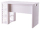 Writing/ Computer Desk With Floral Design, White