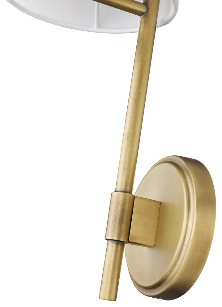 Zlite 816-1S-RB 1-Light Wall Sconce, White