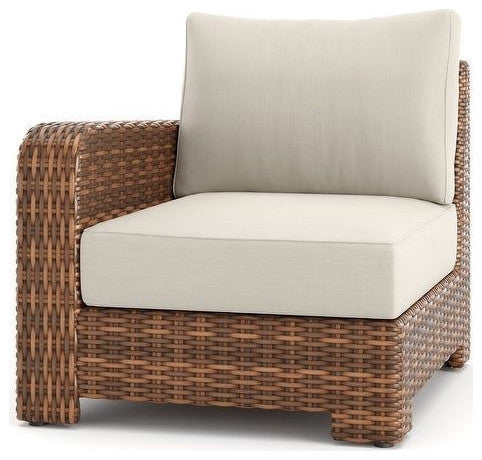 Nico Right Arm End, Natural Teak