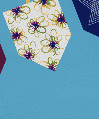 Decorative Holiday Napkin, Set of 4, Light Blue