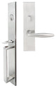 Summer Lever, Mortise Entry Handleset, RHR, Satin Stainless Steel