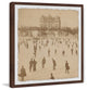 "Skating II" Framed Painting Print, 12"x12"